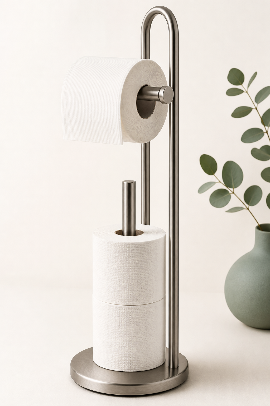 Loop Toilet Roll Stand — detail view
