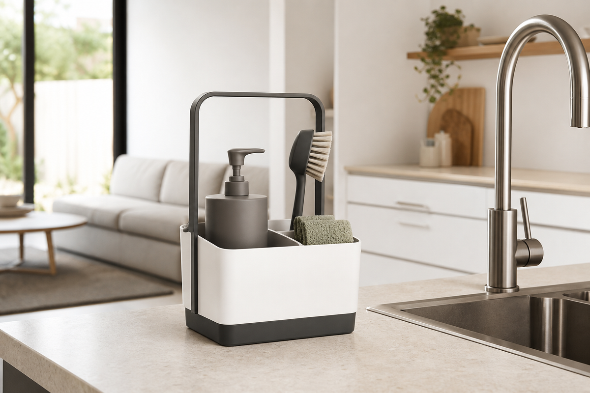 Dock Cleaning Caddy — in-home view