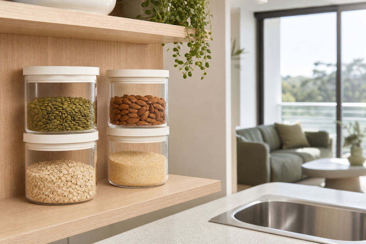 Stack Pantry Canister — in-home view