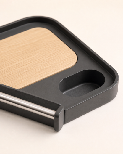 Pivot Bedside Valet Tray — detail view