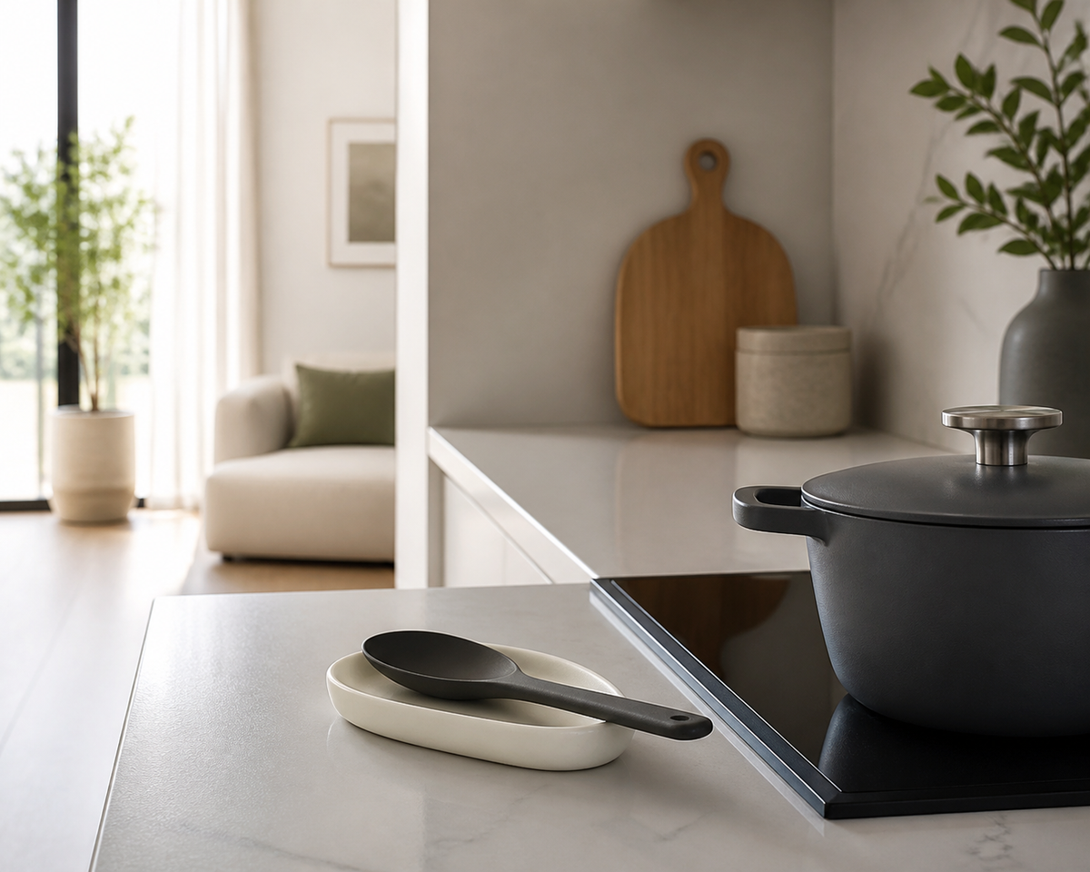 Lift Spoon Rest — in-home view