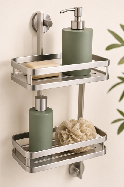 Frame Shower Caddy — detail view