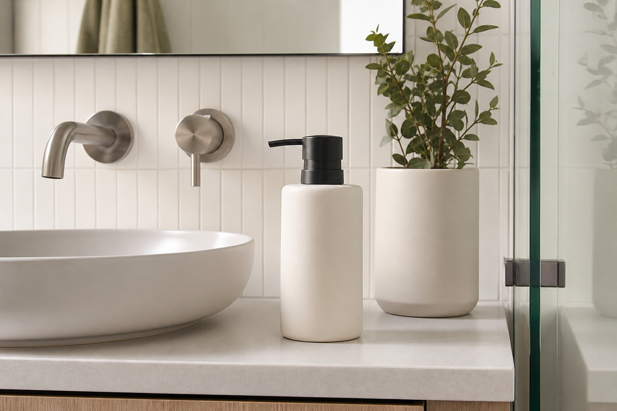 Sol Soap Dispenser — in-home view