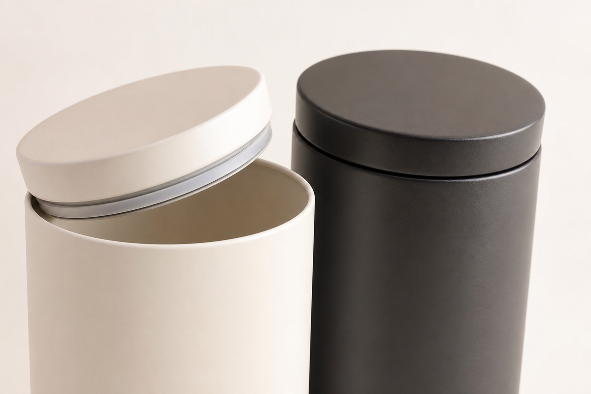 Blend Tea & Coffee Canister — detail view