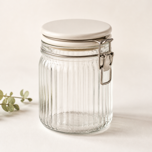 Lock Glass Pantry Jar — product view