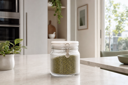 Lock Glass Pantry Jar — in-home view